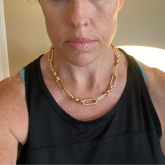 EFFY ENY 14K Goldplated Paperclip Necklace - Picture 12 of 12